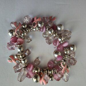 Ladies Breast Cancer Awareness Bracelet